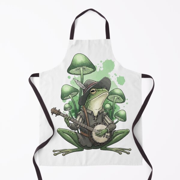 Item preview, Cute Cottage Frog Sticker - Goblincore & Mushroom Aesthetic designed and sold by StudioJohan.