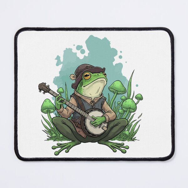 Item preview, Froggy Meme Art Sticker - Cottagecore Goblincore Toad designed and sold by StudioJohan.