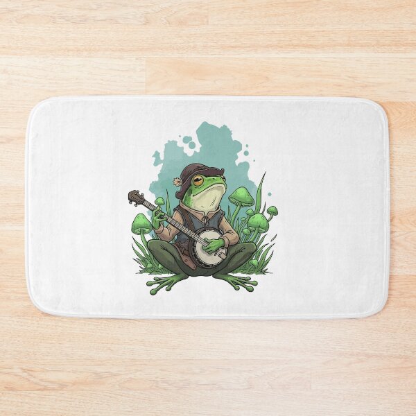 Item preview, Froggy Meme Art Sticker - Cottagecore Goblincore Toad designed and sold by StudioJohan.