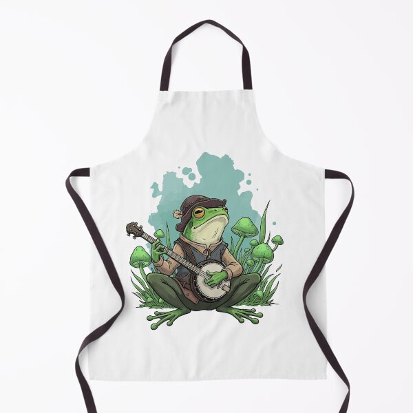 Item preview, Froggy Meme Art Sticker - Cottagecore Goblincore Toad designed and sold by StudioJohan.