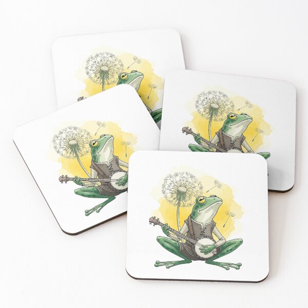 Item preview, Cottage Core Frogs Sticker - Aesthetic Goblincore Art designed and sold by StudioJohan.
