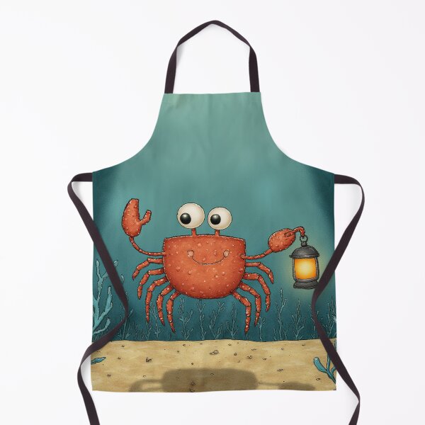 Item preview, Lantern Crab on a Mission designed and sold by Whimsical Hug.