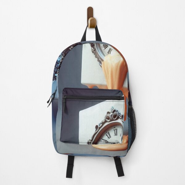 Item preview, Melting Surreal Clock – Floating Over Abstract Cube designed and sold by ashokreddy343.