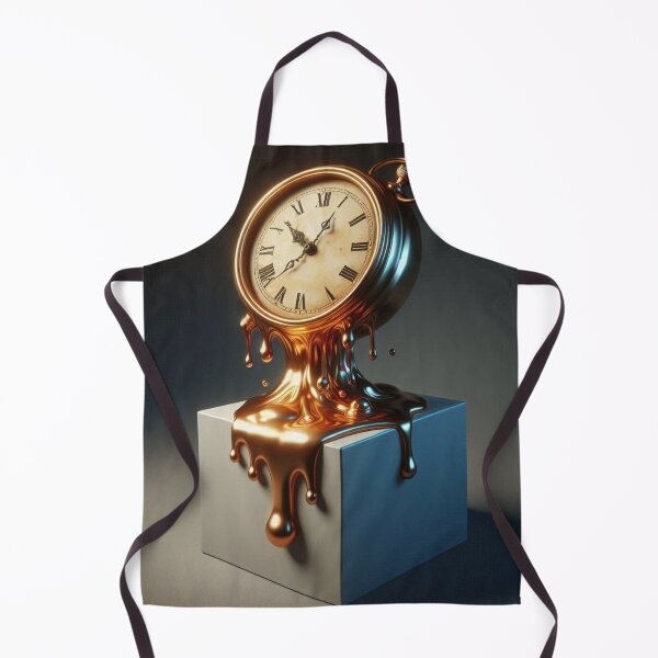 Item preview, Dreamlike Surreal Time – Melting Clock Artwork designed and sold by ashokreddy343.