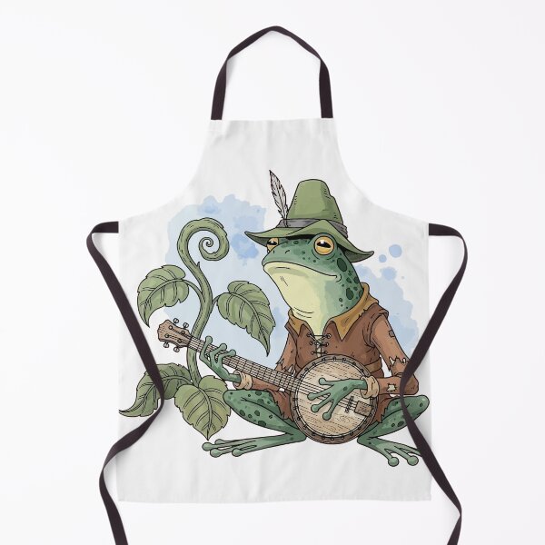 Item preview, Cottage Frog Sticker Art - Funny Froggy Meme & Goblincore designed and sold by StudioJohan.