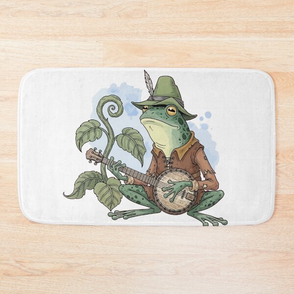 Item preview, Cottage Frog Sticker Art - Funny Froggy Meme & Goblincore designed and sold by StudioJohan.