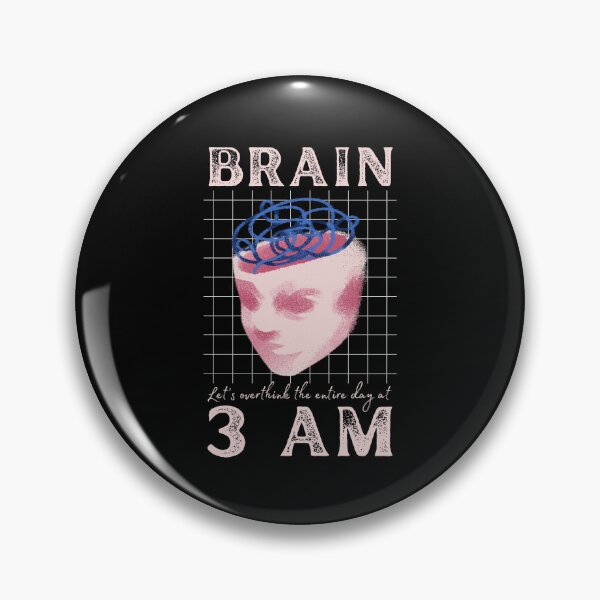 Item preview, Overthinking Brain at 3AM designed and sold by DesignDazzles.