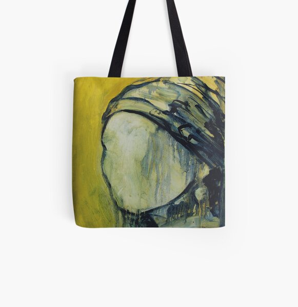 Absence Girl with a pearl earring All Over Print Tote Bag
