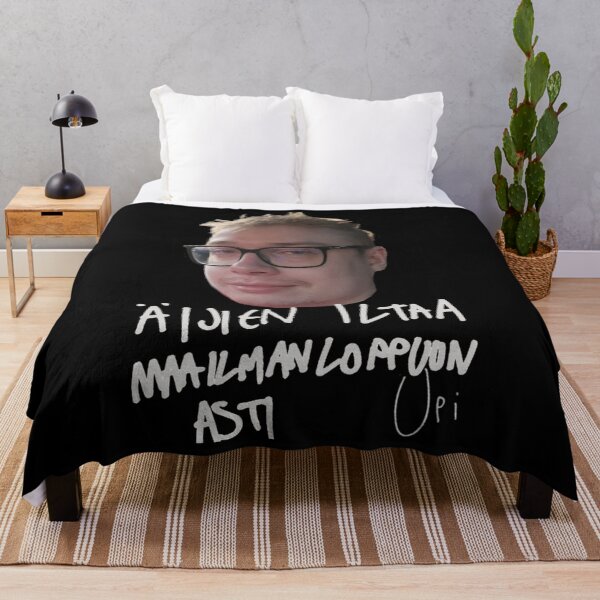 Item preview, Upi Ijien Iltaa Maailmanloppuun Asti. Valkoinen Teksti designed and sold by davidtdwwalker.