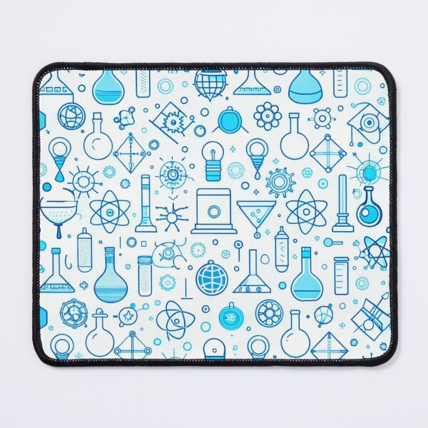 Item preview, Blue Scientific and Laboratory Equipment Seamless Pattern designed and sold by Vision Crafted.