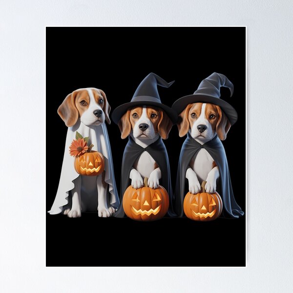 Item preview, Beagle Ghost Halloween Dog Lovers designed and sold by brynatshop.