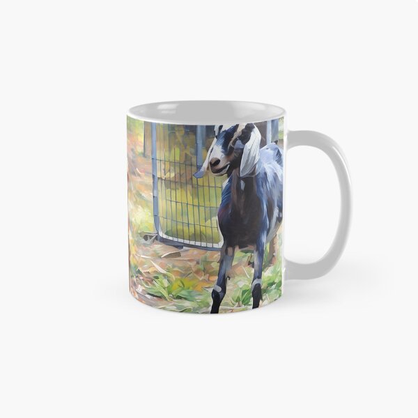 Item preview, watercolor blue moon and her sister Dakota Nubian goat family   designed and sold by RobynPeters1836.