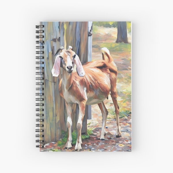 Item preview, watercolor blue moon and her sister Dakota Nubian goat family   designed and sold by RobynPeters1836.