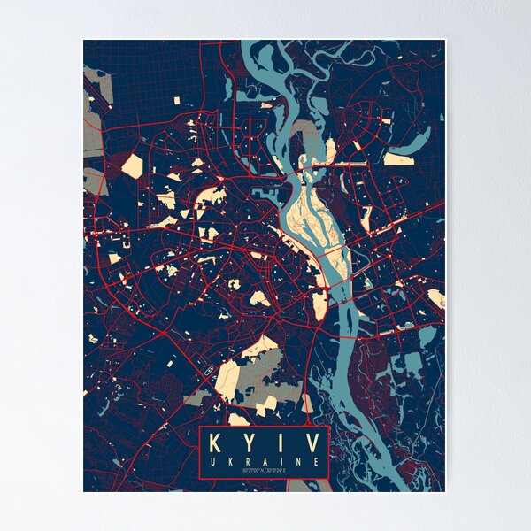 Item preview, Kyiv City Map of Ukraine - Hope designed and sold by deMAP.