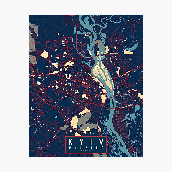 Item preview, Kyiv City Map of Ukraine - Hope designed and sold by deMAP.