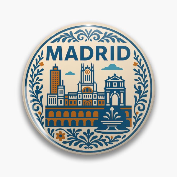 Item preview, Madrid Vintage Travel Poster designed and sold by rogue-design.