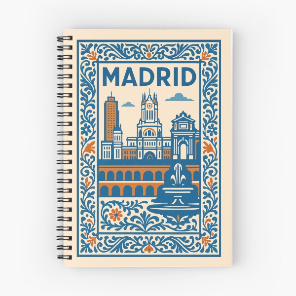 Item preview, Madrid Vintage Travel Poster designed and sold by rogue-design.
