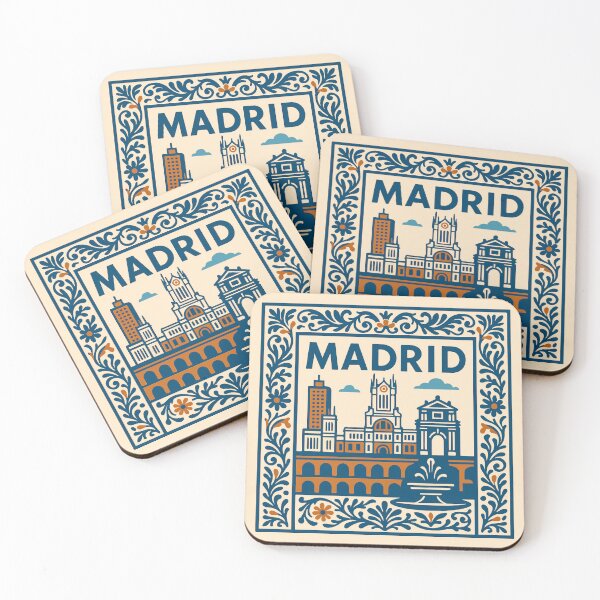 Item preview, Madrid Vintage Travel Poster designed and sold by rogue-design.