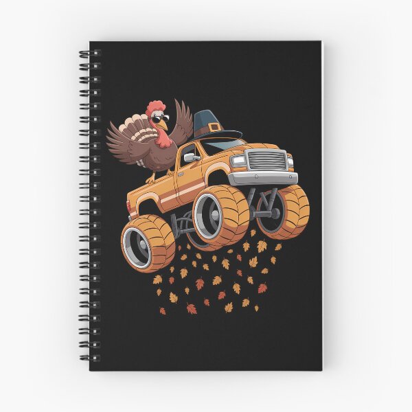 Item preview, Thanksgiving Turkey Riding Monster Truck designed and sold by brynatshop.