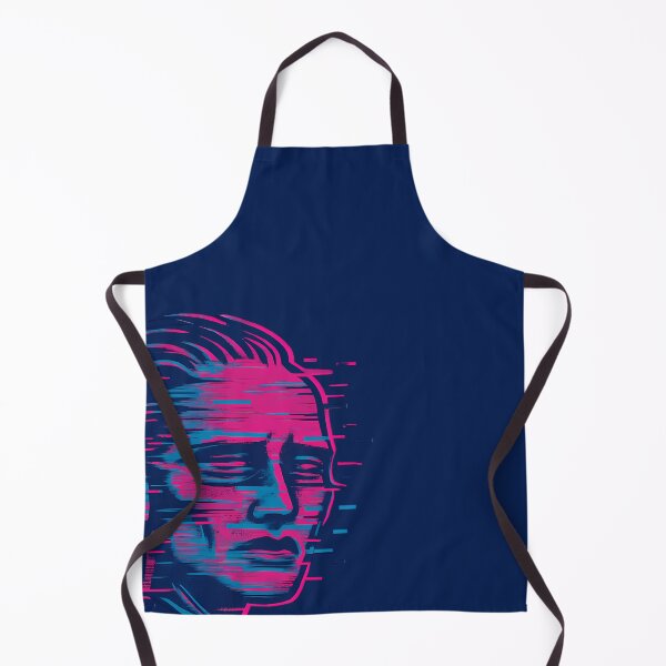 Artikelvorschau, Glitchcore Face – Neon Surreal Verzerrte Digitale Kunst entworfen und verkauft von WojcikDesigners.