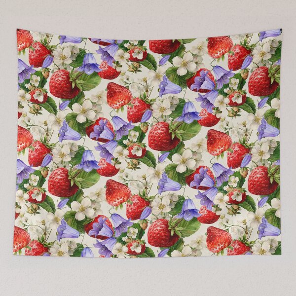 Item preview, Strawberry Campanula designed and sold by Tina Veenstra.