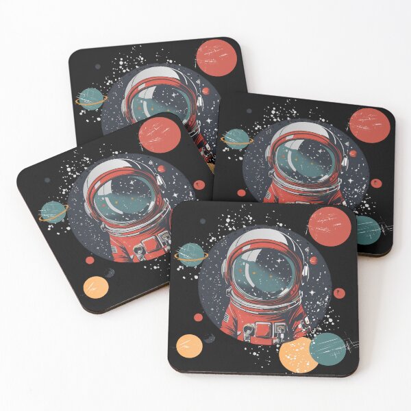 Item preview, Vintage Space Retro Astronaut Planets Distressed 70s Aesthetic designed and sold by SynizesisShop.