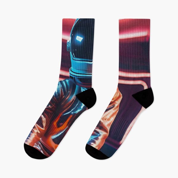 Item preview, Astronaut with neon lights designed and sold by ICONICASTUDIO.