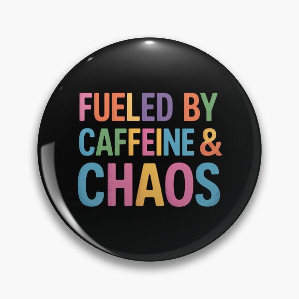 Item preview, Fueled By Caffeine And Chaos Funny Coffee Lovers designed and sold by brynatshop.