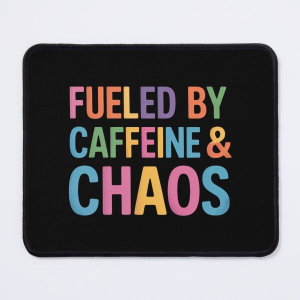 Item preview, Fueled By Caffeine And Chaos Funny Coffee Lovers designed and sold by brynatshop.