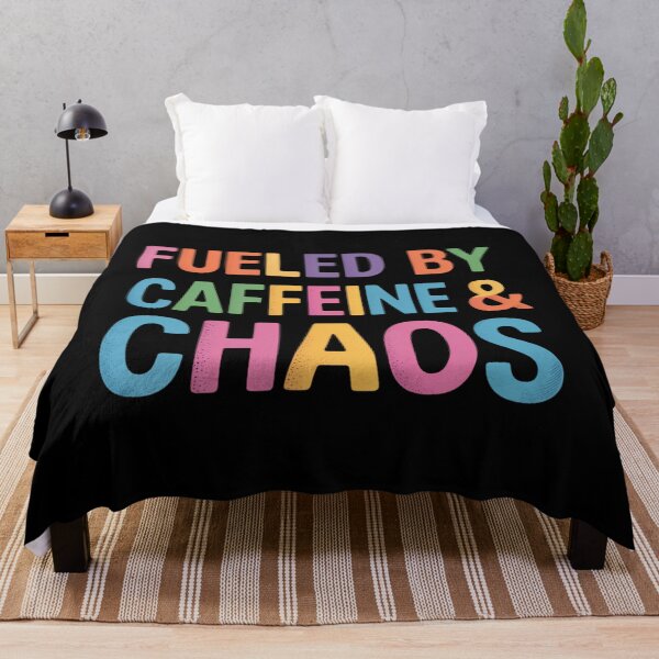 Item preview, Fueled By Caffeine And Chaos Funny Coffee Lovers designed and sold by brynatshop.