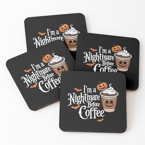 Item preview, I'm A Nightmare Before Coffee Fall Funny Halloween Coffee designed and sold by brynatshop.