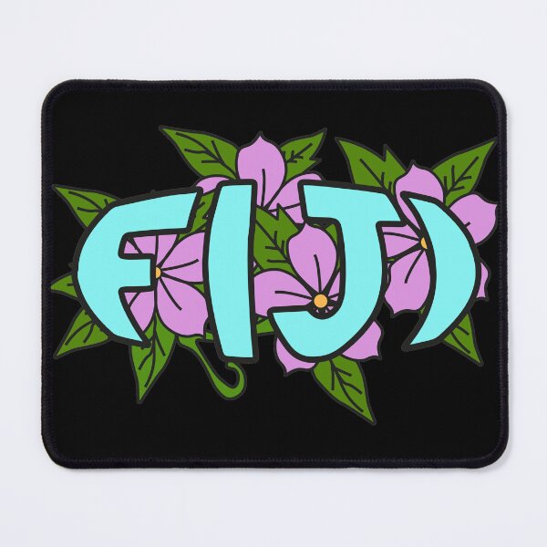 Item preview, Fiji Island Tropical Sticker – Wander & Explore designed and sold by kacperartdesign.