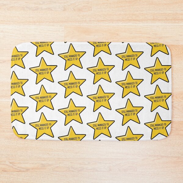 Item preview, Still Messed It Up Sticker – Star Design designed and sold by eyesasdaggers.