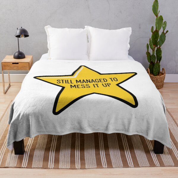 Item preview, Still Messed It Up Sticker – Star Design designed and sold by eyesasdaggers.