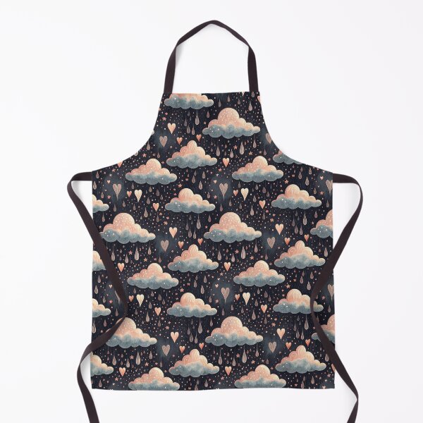 Item preview, A cutesy and romantic pattern of clouds and hearts designed and sold by Merrylands Artshop.