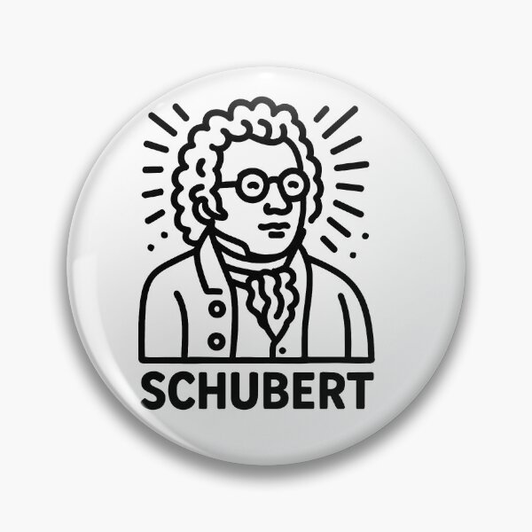 Item preview, Franz Schubert Art designed and sold by PickledjoArt.