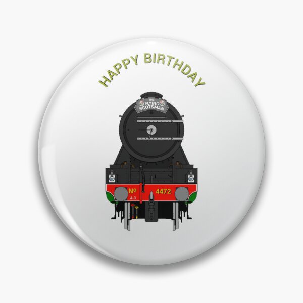 Item preview, Flying scotsman locomotive Birthday card designed and sold by TrainFanatic.