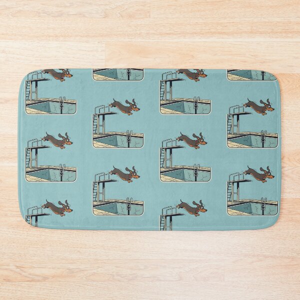 Item preview, Dachshund Dive – No Water Needed! designed and sold by CARPIO Creations.