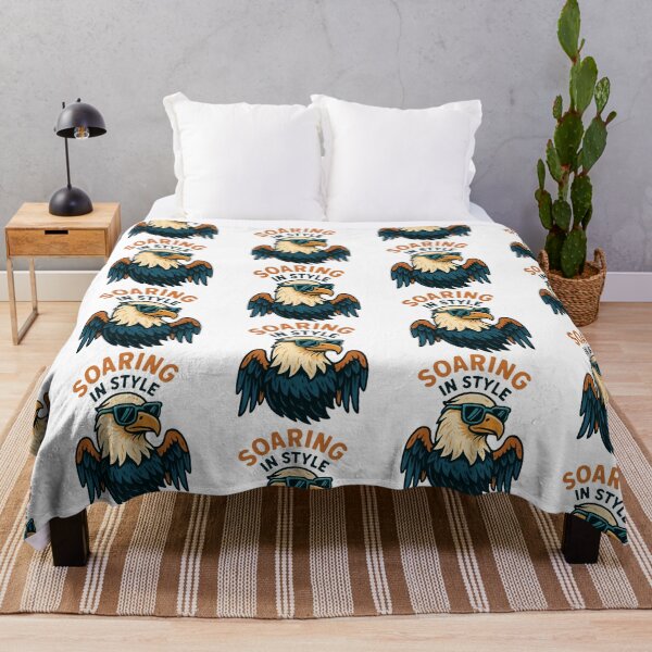 Item preview, Stylish Cartoon Eagle With Sunglasses – Funny Eagly Design designed and sold by GracefulPODshop.