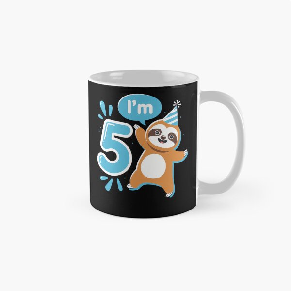 Item preview, Sloth Birthday Party 5 Year Old designed and sold by brynatshop.
