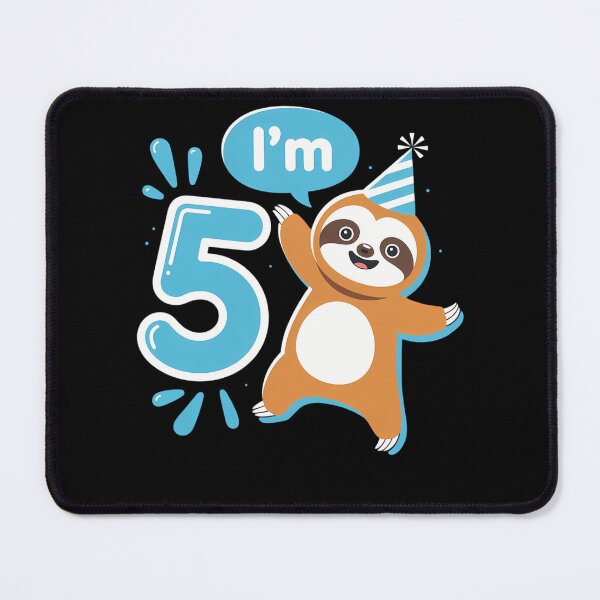 Item preview, Sloth Birthday Party 5 Year Old designed and sold by brynatshop.
