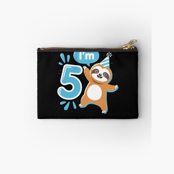 Item preview, Sloth Birthday Party 5 Year Old designed and sold by brynatshop.