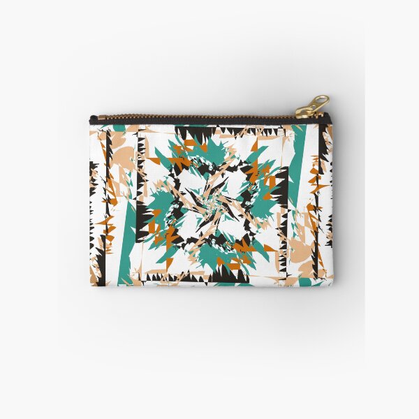 Item preview, Turquoise and Gold, Browns, Black Jagged Pattern Design designed and sold by Jessielee72.