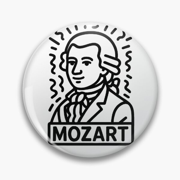 Item preview, Wolfgang Amadeus Mozart Art designed and sold by PickledjoArt.