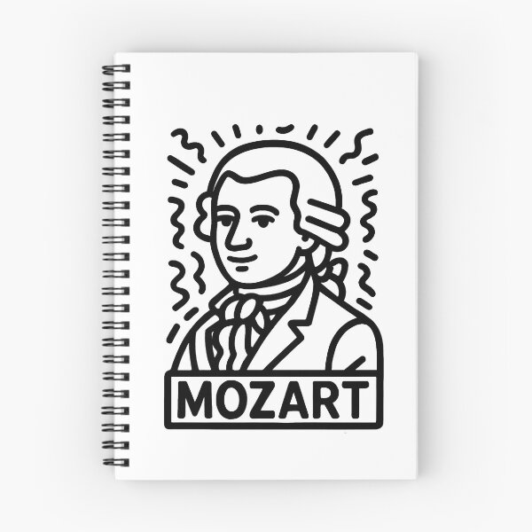 Item preview, Wolfgang Amadeus Mozart Art designed and sold by PickledjoArt.