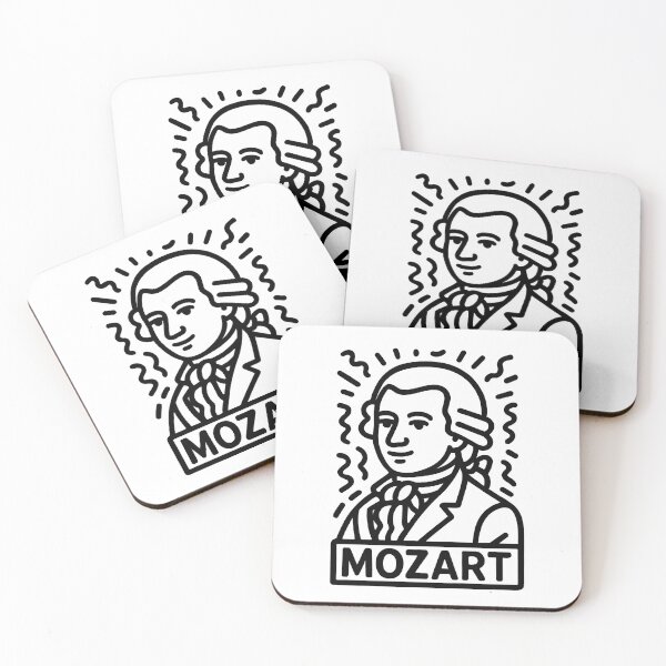 Item preview, Wolfgang Amadeus Mozart Art designed and sold by PickledjoArt.