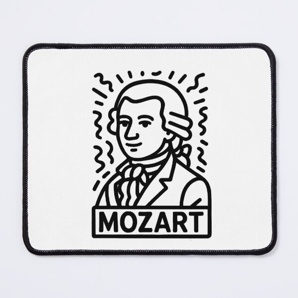 Item preview, Wolfgang Amadeus Mozart Art designed and sold by PickledjoArt.