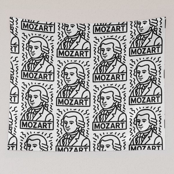 Item preview, Wolfgang Amadeus Mozart Art designed and sold by PickledjoArt.