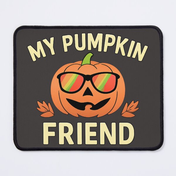 Item preview, My Pumpkin Friend – Cute Halloween Autumn Design. Mon Ami Citrouille – Design Mignon d’Automne Halloween designed and sold by Drawingshirts.