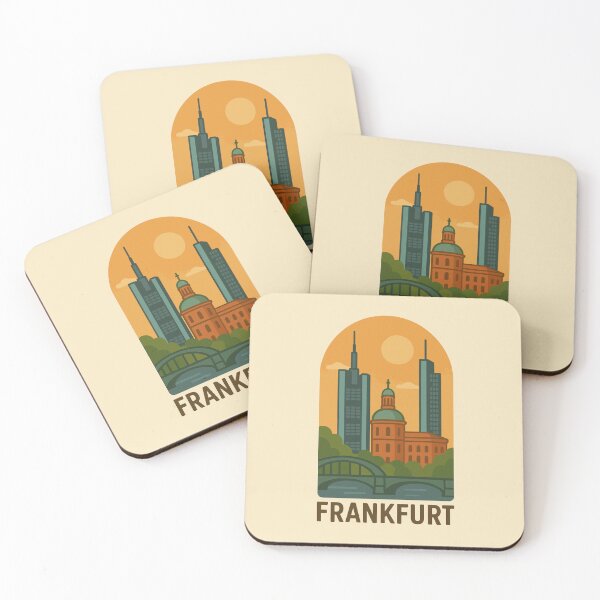 Artikelvorschau, Frankfurt Reise-Souvenir-Aufkleber entworfen und verkauft von rogue-design.